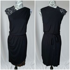 Robert Rodriguez black rayon dress size 8